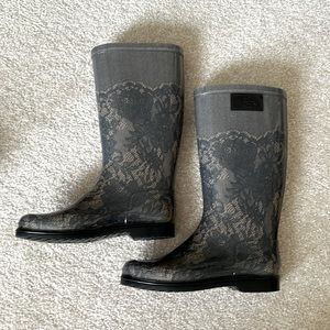 Valentino rain boots. Basically new.